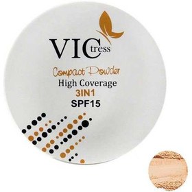 تصویر پنکیک High Coverage با SPF15 بژ 702 ویکترس 