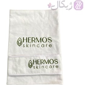 تصویر ست حوله و هدبند هرموس ا Hermos towel and headband set Hermos towel and headband set