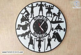 تصویر ساعت دیواری طرح ورزشی 