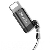 تصویر مبدل Micro USB به Lightning یسیدو مدل GS05 ا Yesido GS05 Micro USB To Lightning Adapter Yesido GS05 Micro USB To Lightning Adapter