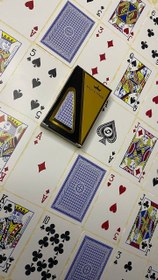 تصویر کارت بازی رویال گلد - آبی royal gold playing cards