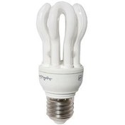 تصویر لامپ کم مصرف 13 وات خزرشید مدل لوتوس پایه E27 -آفتابی 