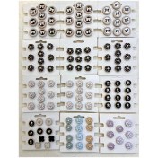 تصویر مگنت های دوطرفه گل رز رنگبندی کامل 