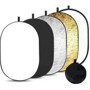 تصویر رفلکتور پنج‌کاره اووو بیضی ابعاد 90 در 120 سانتی‌متر 