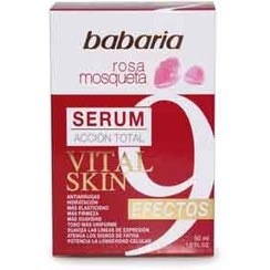 تصویر سرم 9 کاره ضد چروک صورت اسپانیایی باباریا Babaria مدل Vital Skin حجم 50 میل 