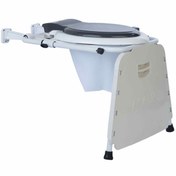 تصویر توالت فرنگی دیواری آسانا مدل 030 - سفید متالیک 