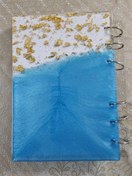 تصویر دفترچه A5 ۱۰۰ برگ رزینی دورنگ 