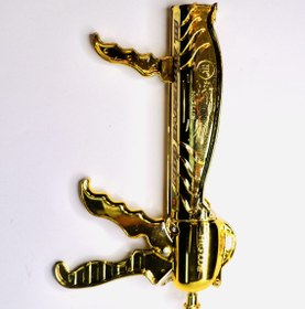 تصویر دستگاه چسب سیلیکون هل رنگ طلایی 