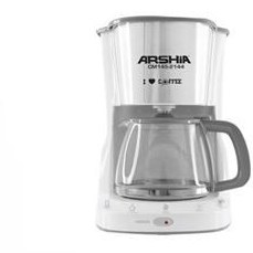 تصویر قهوه ساز سفید عرشیا مدل CM145-2143 ا Arshia white coffee maker model CM145-2143 Arshia white coffee maker model CM145-2143