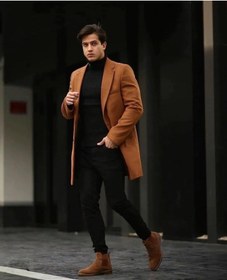 تصویر پالتو فوتر شتری درجه یک ترک First-class camel footer coat