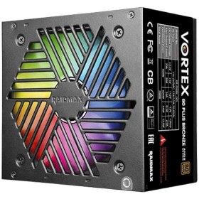 تصویر پاور 700 وات کامپیوتر ریدمکس مدل RAIDMAX Power Supply 700W ATX 12V RX-700AC-VR RGB 