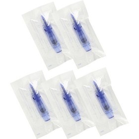 تصویر میکرونیدلینگ مدل کارتریج 12سوزنه بسته 5 عددی رنگ آبی ا Microneedling 12 needle cartridge 5 pcs Microneedling 12 needle cartridge 5 pcs