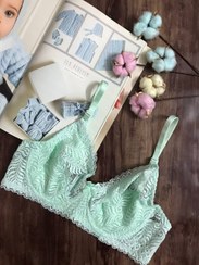 تصویر سوتین تک، فنر دار،تک رنگ ،دانتل اعلا Jobin