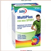 تصویر قرص مولتی پلاس فور من اسپرت یوروویتال 60 عدد Eurho Vital Multiplus For Men Sport 60 Tabs