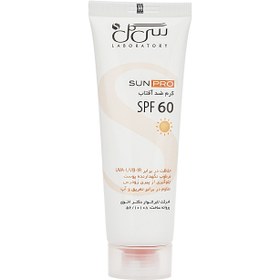 تصویر کرم ضد آفتاب سی گل سان پرو بی رنگ SPF60 Seagull Sunscreen Sun pro SPF60 cream 50 ml