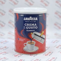 تصویر پودر قهوه لاوازا کرما گوستو قوطی فلزی Lavazza Crema E Gusto Classico 250g 