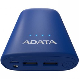 تصویر شارژر همراه ای دیتا مدل P10050V ظرفیت 10050 میلی آمپر ساعت Adata P10050V 10050mAh Power Bank