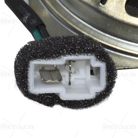 تصویر بلندگو پرایدی جلو REFACO SPEAKER 4" , 4OHM,25W,WITH CONNECTOR FOR PRIDE CAR SPEAKER 4" 