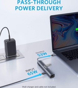 تصویر هاب 6 پورت انکر تایپ C مدل Anker USB C Hub - ارسال 15 الی 20 روز کاری 