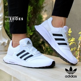 تصویر کفش مردانه adidas مدل Rezi (سفید مشکی) 