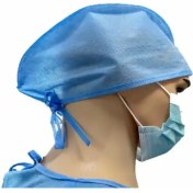 تصویر کلاه جراحی بنددار یکبار مصرف (کارتنی) SKD 
