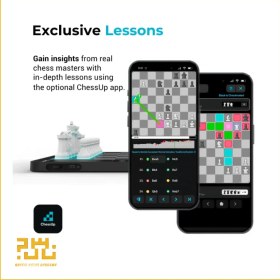 تصویر صفحه شطرنج الکترونیکی هوشمند ChessUp 2 + کیف مخصوص 