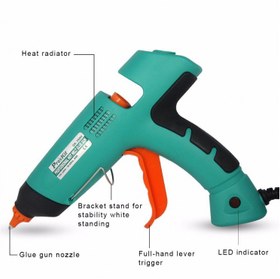 تصویر دستگاه تفنگ چسب حرارتی پروسکیت مدل ProsKit GK-389 ا GLUE GUN GK-389 GLUE GUN GK-389