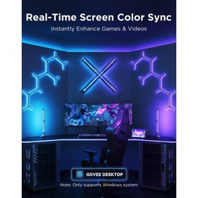 تصویر چراغ رومیزی هوشمند گیمینگ گووی مدل H8048 