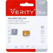 تصویر رم میکرو 16 گیگ وریتی Verity U106 U1 95MBs بدون خشاب 