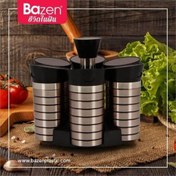 تصویر جا ادویه 6 عددی طرح تایلندی Bazen بازن 