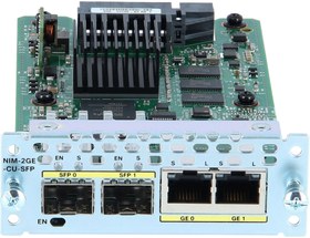 تصویر ماژول شبکه سیسکو NIM-2GE-CU-SFP 