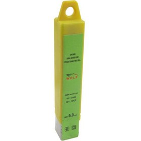 تصویر مته آهن ولف مدل HSS-13.5-5 کد 0049 سایز 5 میلیمتر بسته 10 عددی 