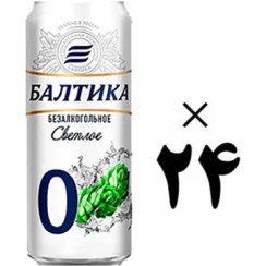 تصویر نوشیدنی آبجو بدون الکل بالتیکا رازیانه پک 24 عددی Baltika Baltika