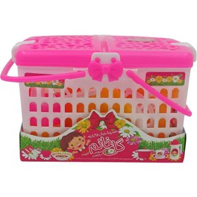 تصویر سبد پیک نیک گل خانم کوچک 