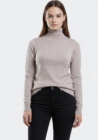 تصویر بلوز یقه‌اسکی 725222 Women’s Knit Turtleneck Sweater