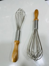 تصویر همزن دسته بامبو 