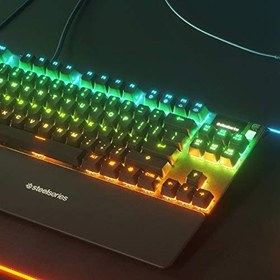 تصویر کیبورد مخصوص بازی استیل سریز مدل APEX PRO TKL SteelSeries APEX PRO TKL Mechanical Gaming Keyboard