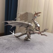 تصویر ماکت دکوری دستساز مدل اژدها 