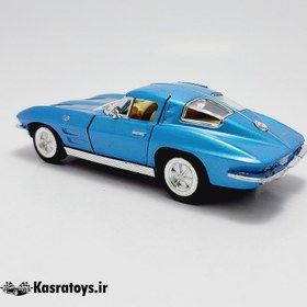 تصویر ماکت شورولت کوروت استینگ ری1963 کینسمارت(Corvette sting ray 1963 kinsmart) 