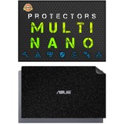 تصویر برچسب پوششی پشت لپ تاپ مولتی نانو طرح کهکشانی مدل X-F1G مناسب برای لپ تاپ ایسوس ZenBook 14 Q407IQ 14 inch 2020 