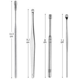 تصویر گوش پاک کن فنری 4 تکه درجه 2 