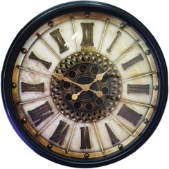 تصویر ساعت دیواری آویسا چرخ دنده متحرک کد405 clock Avisa 405