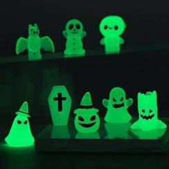 تصویر مجسمه شب تاب طرح هالوین 