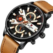 تصویر ساعت لاکچری مردانه ریوارد مدل ۸۳۰۱۰m - قهوه ای مشکی ا Rivard men's luxury watch model 83010m Rivard men's luxury watch model 83010m