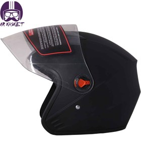 تصویر کلاه کاسکت شتاب بی فک Motorcycle helmet without jaw TSP R31