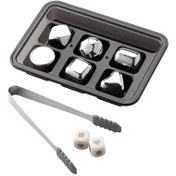 تصویر قالب یخ فلزی شیائومی مدل CJ-BK02 ظرفیت ۶ عددی 