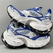 تصویر کتانی بالنسیاگا ۱۰ ایکس ال سایز ۴۳ مردانه لژ دار سفید آبی 