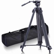 تصویر سه پایه عکاسی و فیلمبرداری ویفینگ WF-717 WEIFENG Tripod WF-717 Camcorder Tripod Stand