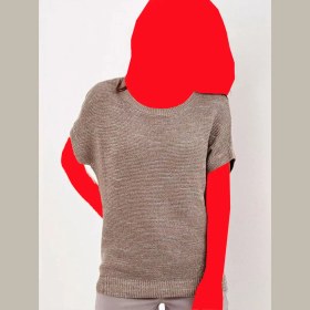 تصویر ژاکت بافتنی آستین کوتاه چیبو مدل 346056 