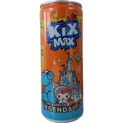 تصویر نوشابه گازدار کیکس مکس طعم پشن فروت حجم ۲۵۰ میلی لیتر 